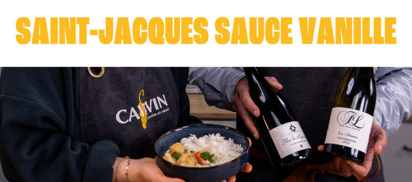 Saint‑Jacques sauce vanille